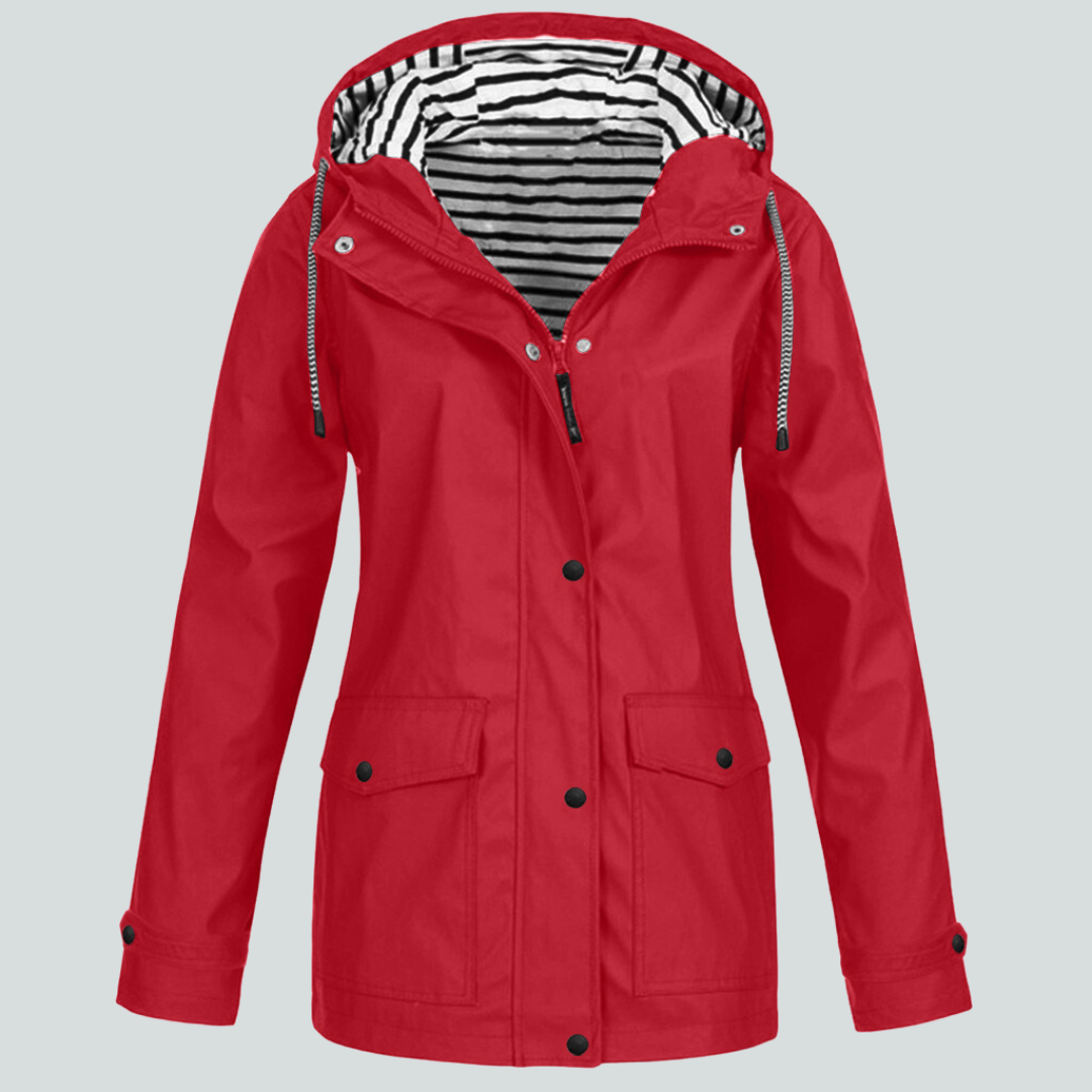 Levoire | Veste de pluie élégante Rouge (Seulement 8 disponibles en un seul morceau)