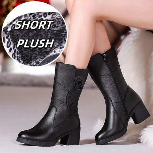 Levoire | Bottes femmes talons hauts motif floral