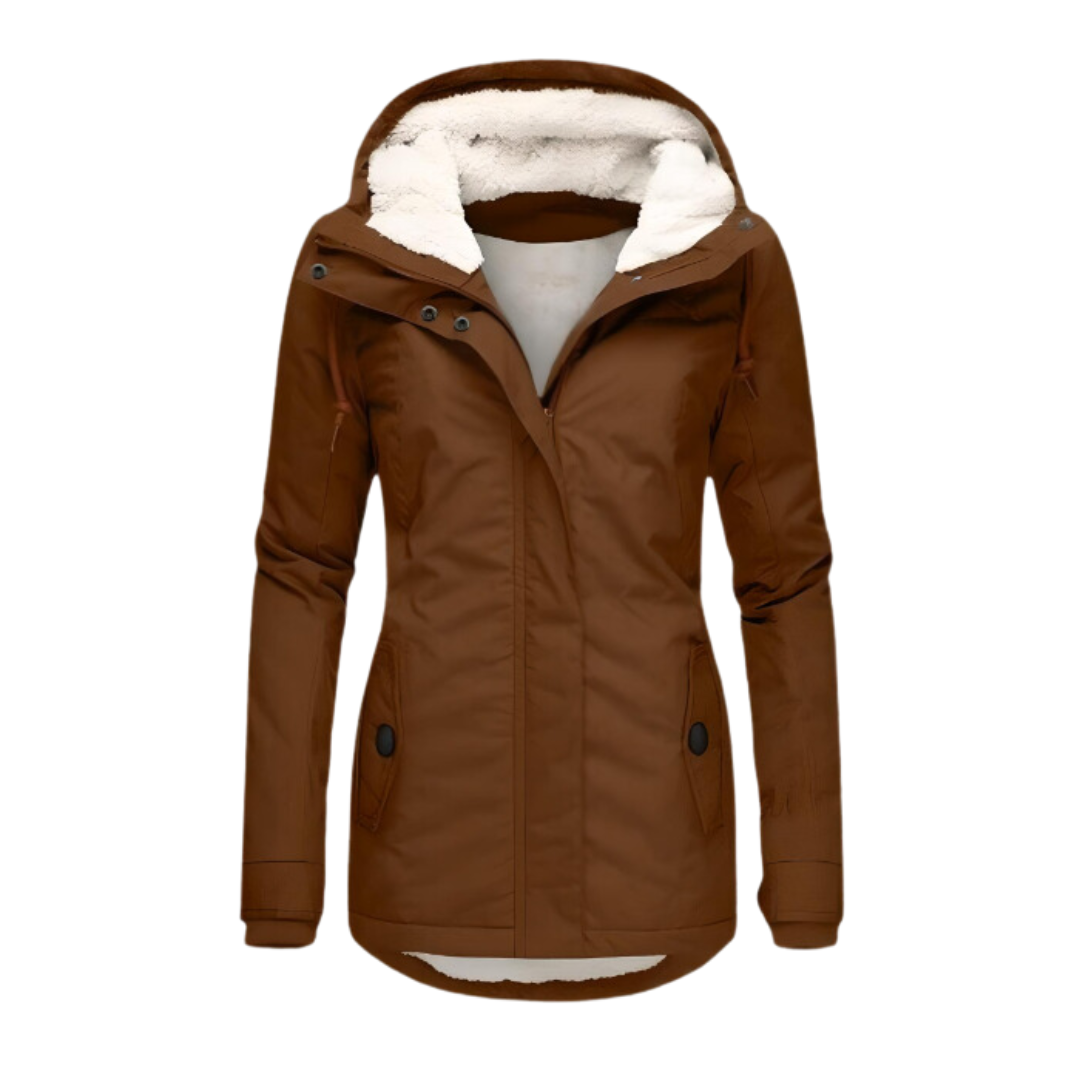Levoire | Parka pour Femmes pour Toutes Les Conditions Météorologiques Braun