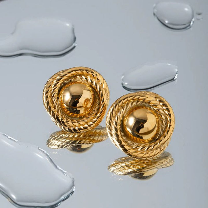 Levoire | Boucles D'Oreilles En Or Luxueuses Arianna Or 23 mm