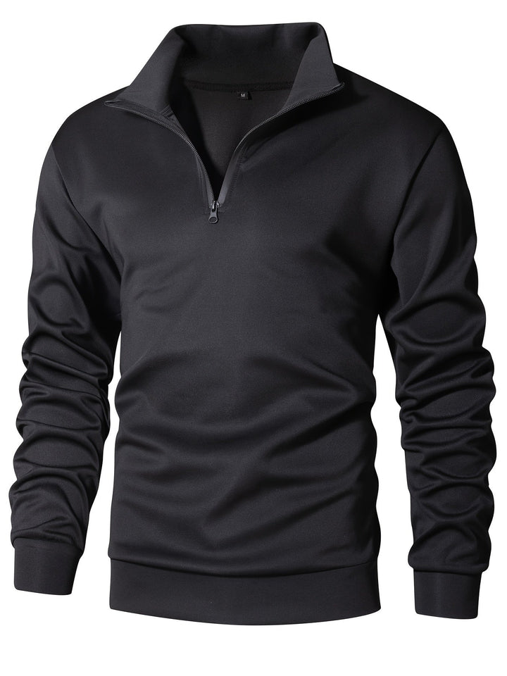 Levoire | Taille Au-Dessus Sport Décontracté Sweatshirt À Col Ribbaus Yuniquement Noir
