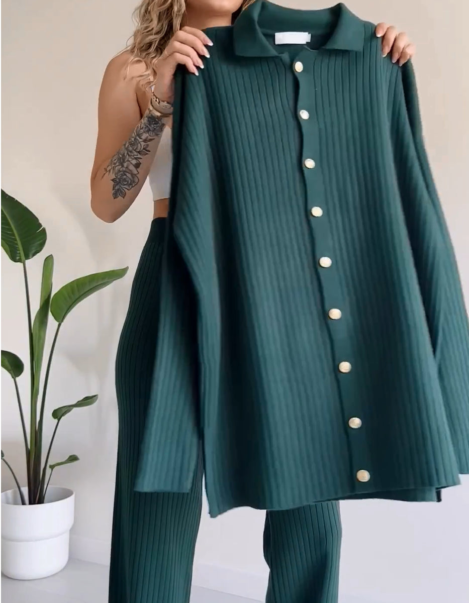 Levoire | Ensemble Chaud pour Femmes Turquoise