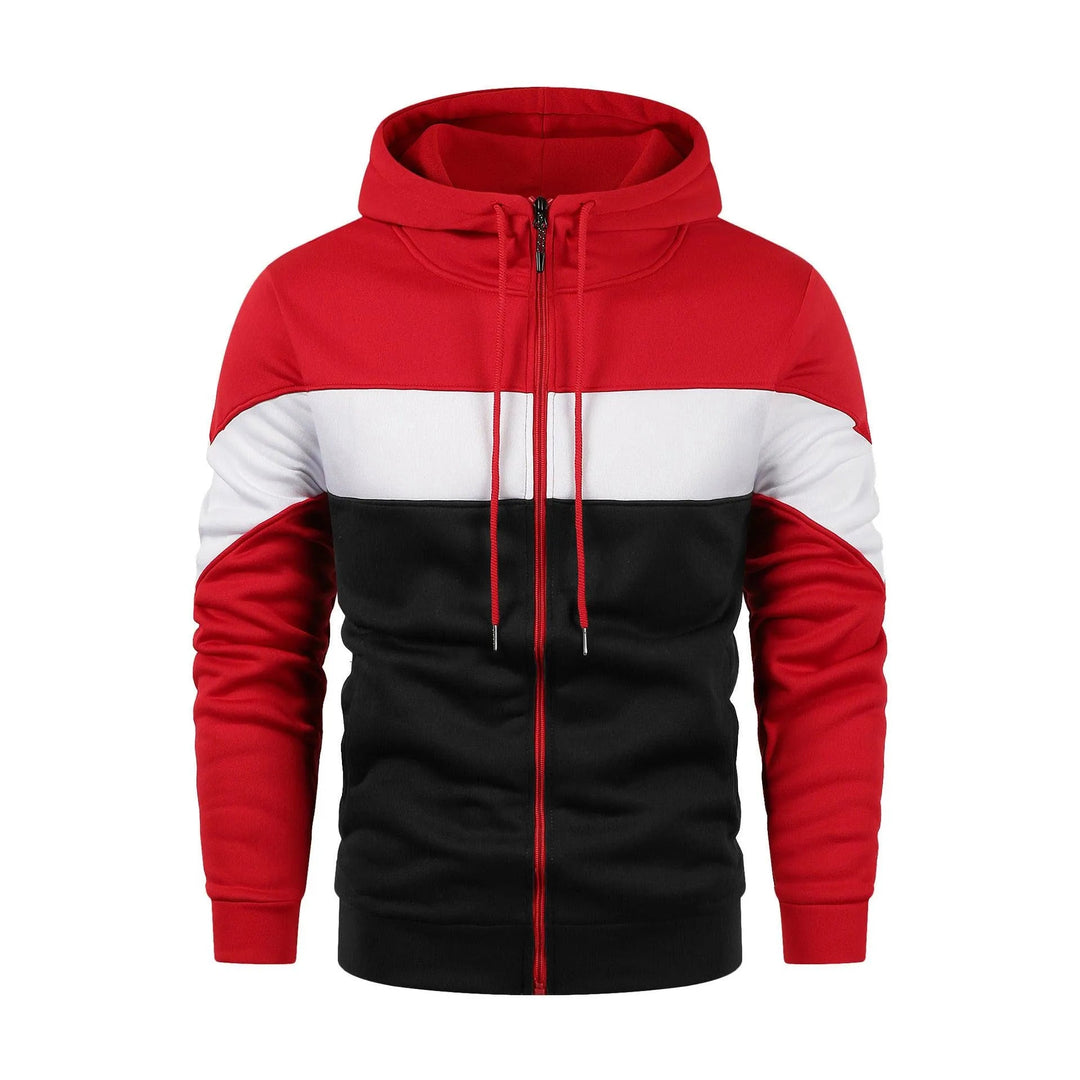 Levoire | Pulls oversized tendance pour hommes en grandes tailles Rouge et noir