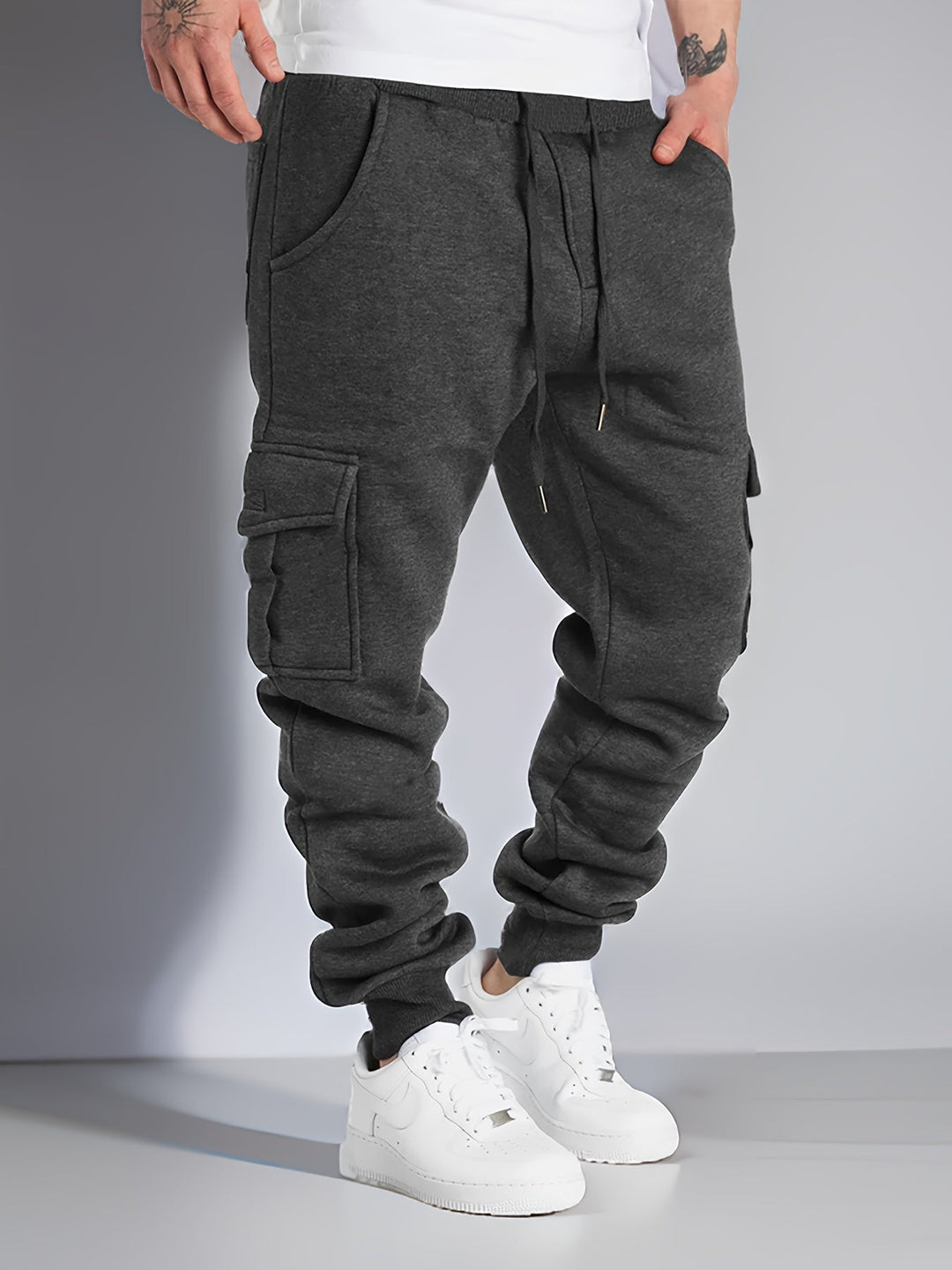 Levoire | Combinaison De Pantalons De Sport Pour Hommes Avec Cordon Et Poches Latérales