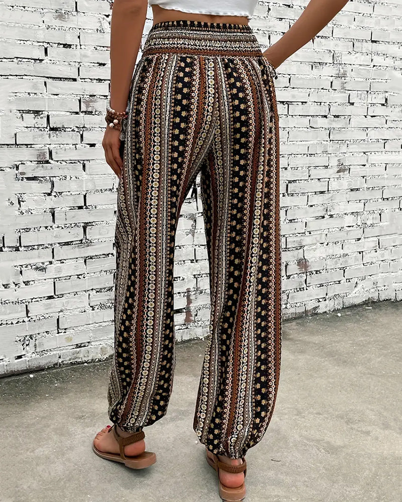 Levoire | Pantalon imprimé décontracté