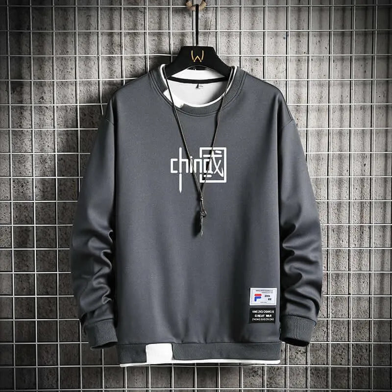 Levoire | Pull décontracté pour hommes Gris