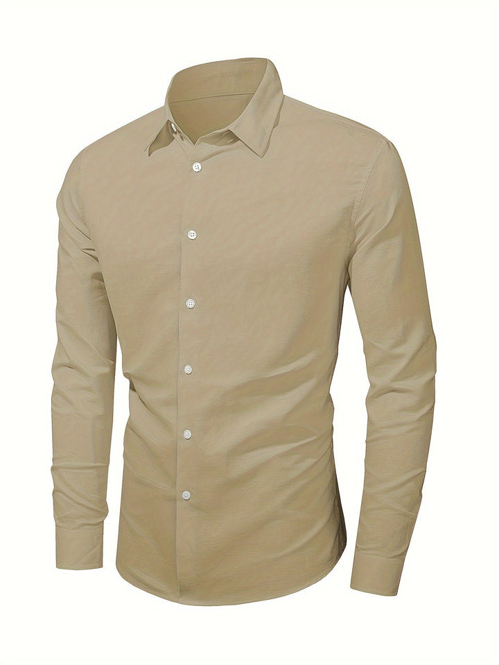 Levoire | Chemise Décontractée À Manches Longues Pour Styles Décontractés