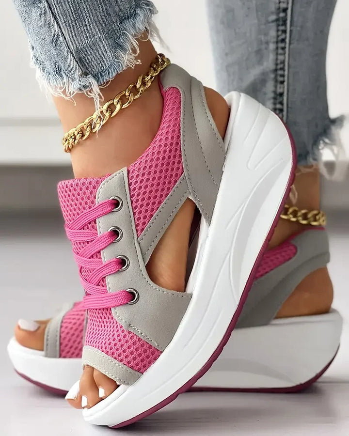 Levoire | Sandales Muffin Rose