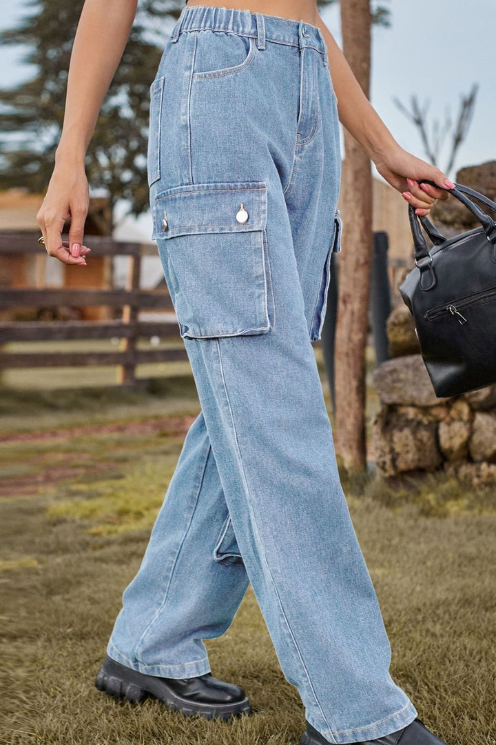 Levoire | Pantalons En Denim Longs Avec Poches