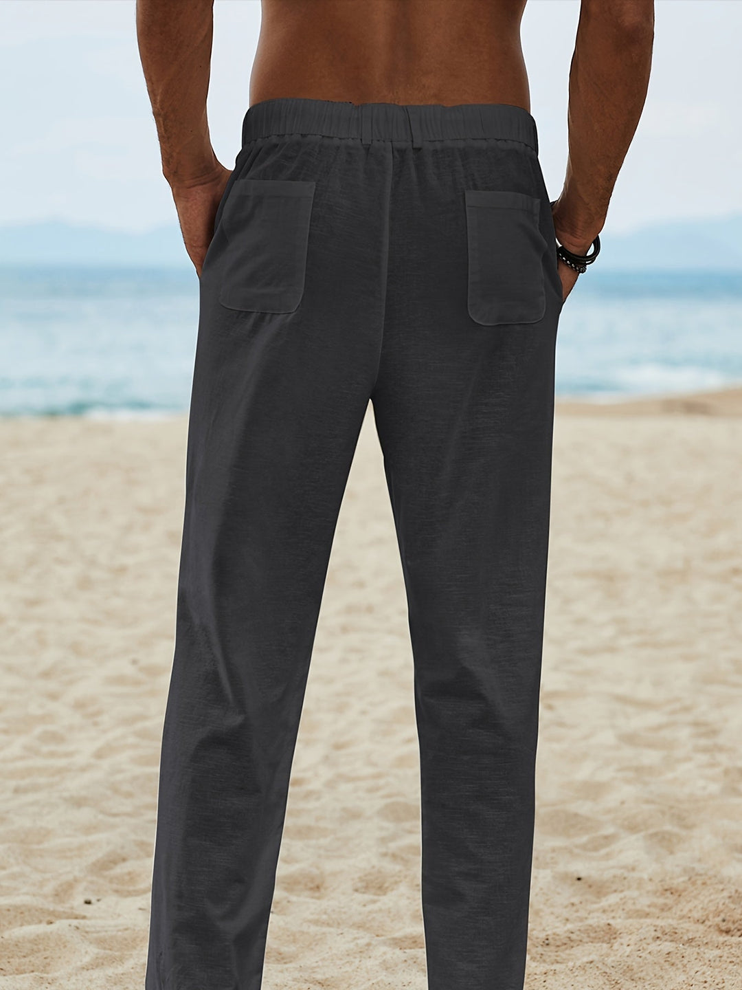 Levoire | Pantalons Cargo Doux En Mélange De Coton Et Lin