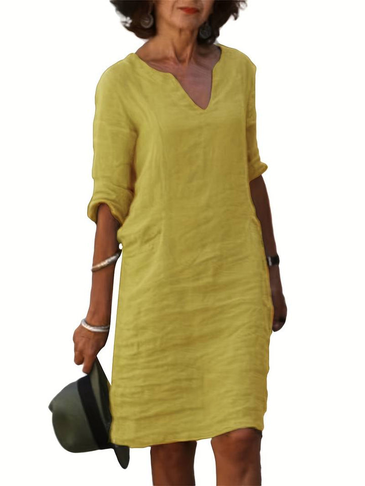 Levoire | Robe minimaliste Jaune