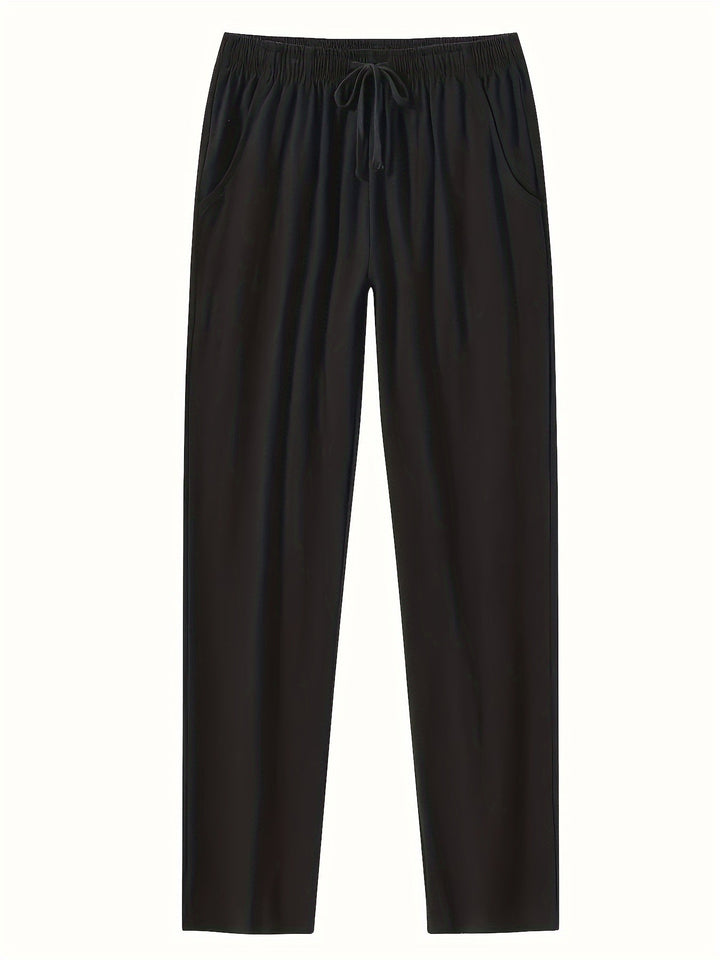 Levoire | Pantalon En Coton Respirant Pour Hommes Avec Cordon