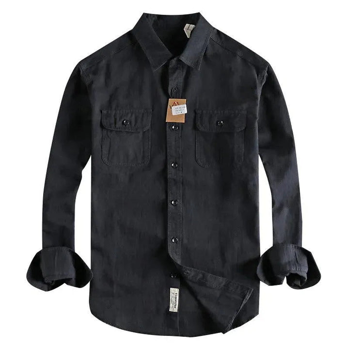 Levoire | Chemise à manches longues pour hommes multicolore