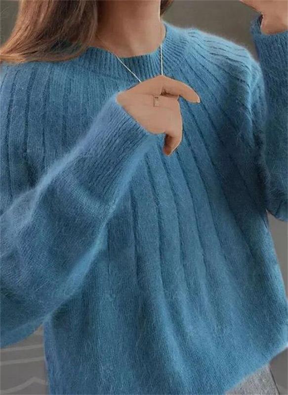 Levoire | Pull En Cachemire Doux Bleu Taille unique
