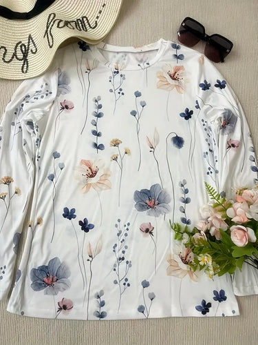 Levoire | T-Shirt À Manches Longues Avec Imprimé Floral