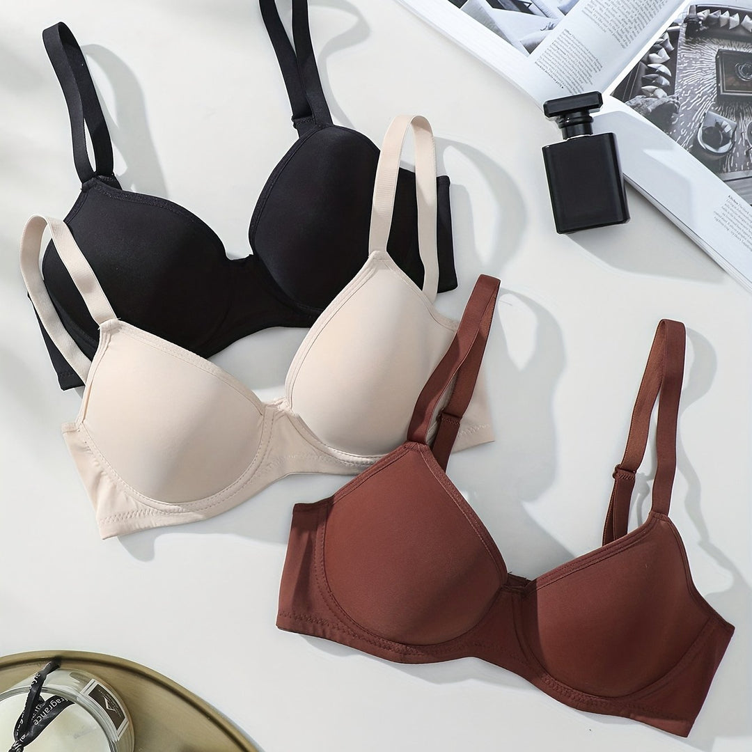 Levoire | Soutenu 3 Pièces Sans Couture Anti-Rejet Push Up Soutien-Gorge