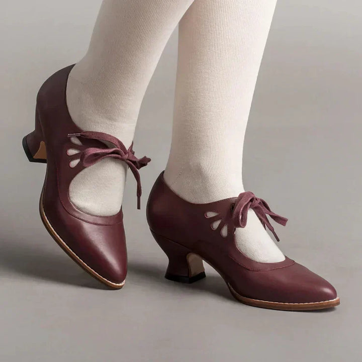 Levoire | chaussures orthopédiques avec talon haut Rot