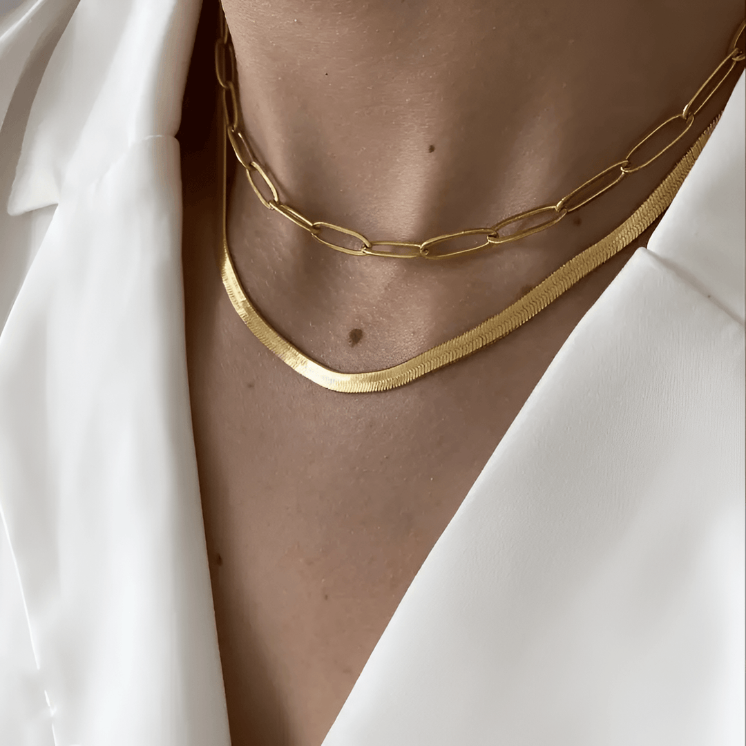 Levoire | Collier Serpent En Or Deux Pièces