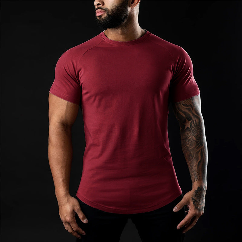 Levoire | T-Shirt D'Été Basique Pour Hommes Rot