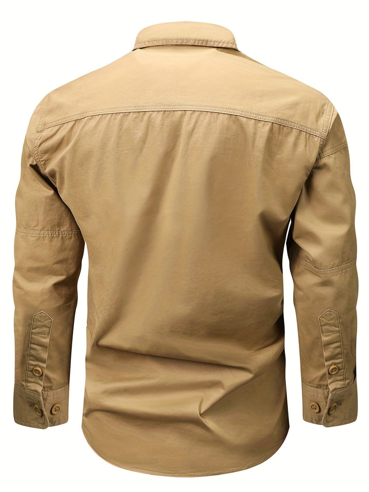 Levoire | Chemise Type Cargo Pour Homme Avec Poche Zippée