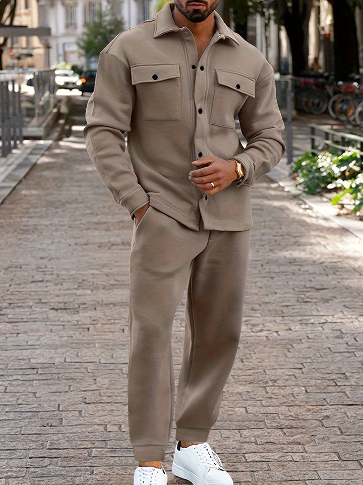 Levoire | Vêtements Et Pantalons Ensemble De Sport Pour Hommes Khaki
