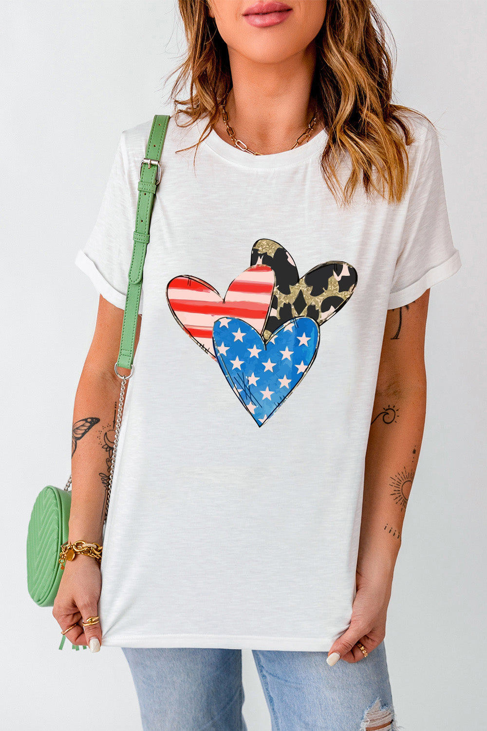 Levoire | Coeur Col Rond T-shirt Manches Courtes