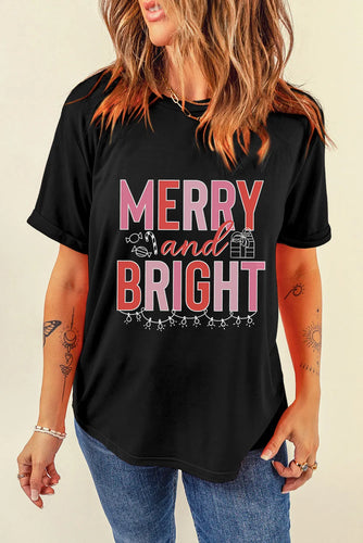 Levoire | MERRY AND BRIGHT T-shirt à col rond à demi-manches