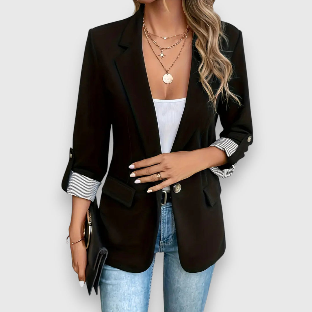 Levoire | Schlichter Blazer Au Coupe Moderne Noir