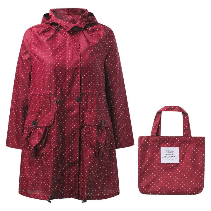 Levoire | Veste De Pluie À Motifs À Pois Rot Une taille