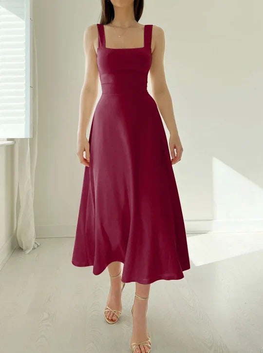 Levoire | Robe midi Rouge vin
