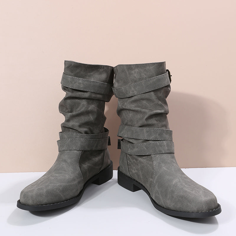 Levoire | Femme Bottes De Cowboy Conscientes De La Mode Semelle Résistante gris 37.5