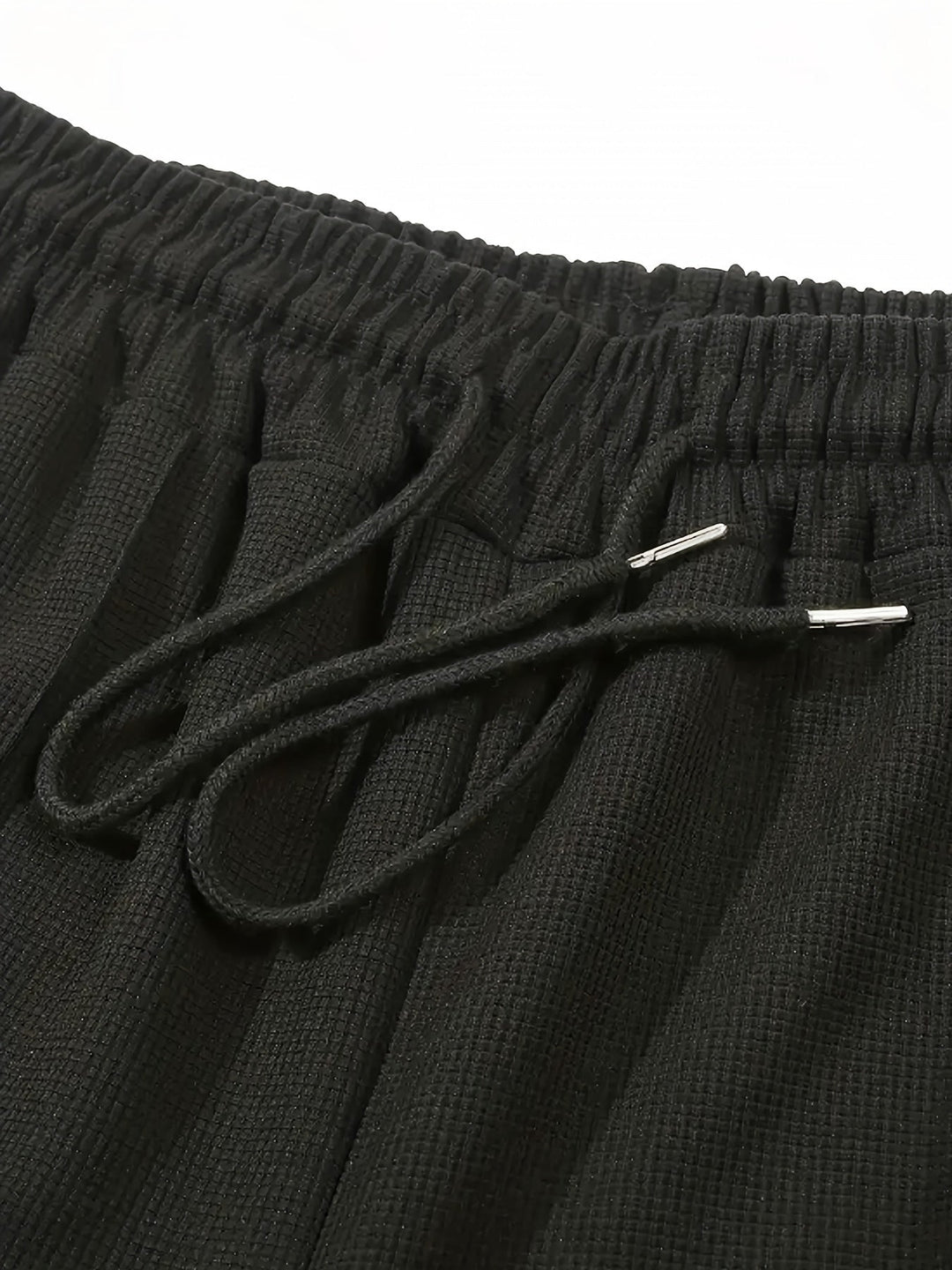 Levoire | Pantalon De Bain En Tricot À Carreaux Unicolore Avec Cordon Ajustable