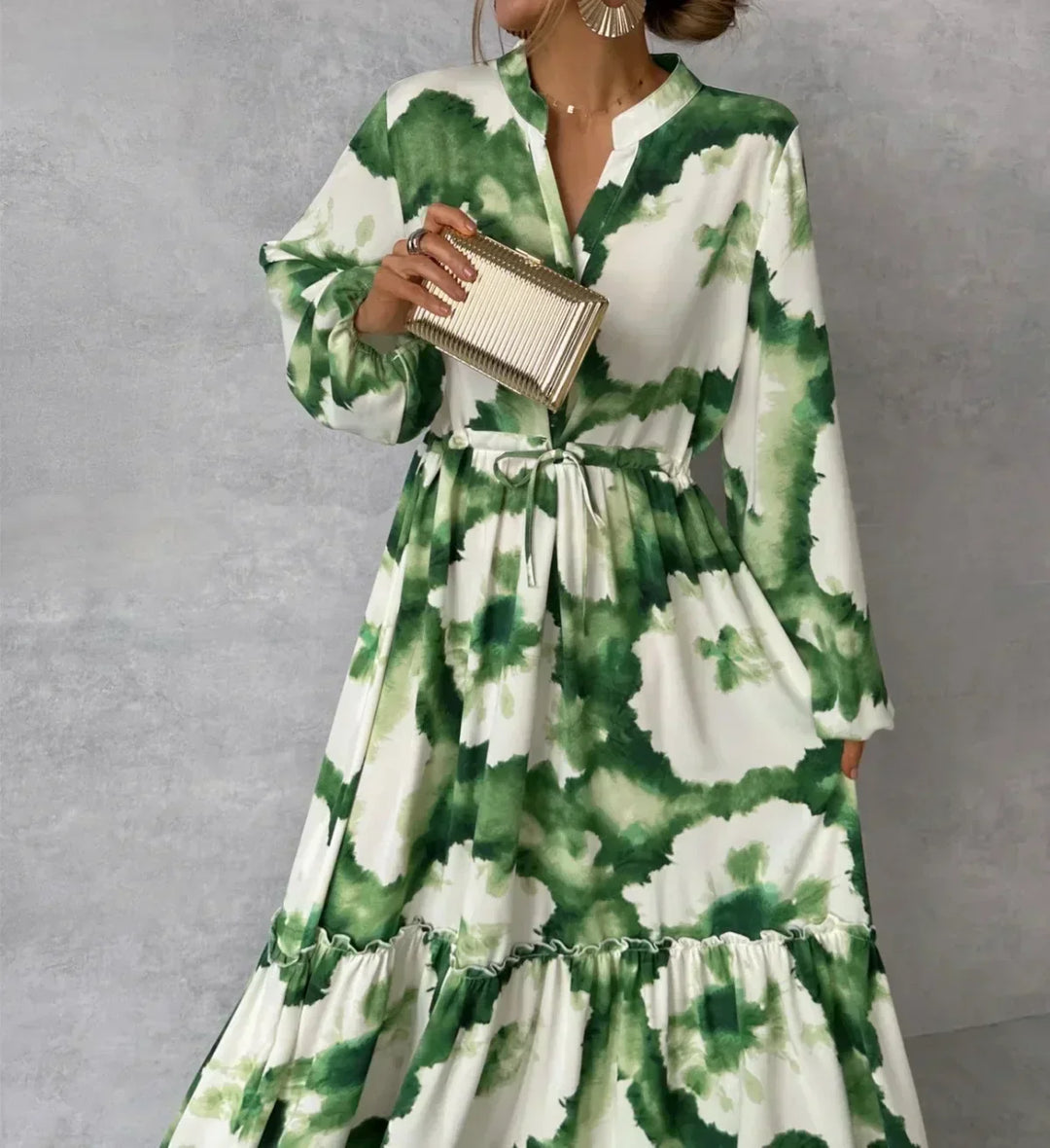 Levoire | Robe Maxi Élégante À Manches Longues