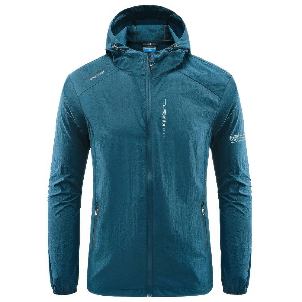 Levoire | Manteau Extérieur Kuivav Avec Protection Uv Et Fonction Déperlant Denim bleu