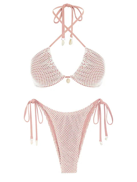 Levoire | Lina Bikini - Tendance & Éclatant Rose clair
