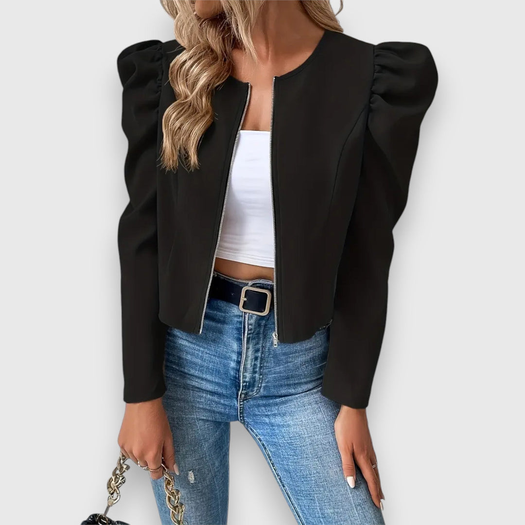 Levoire | Veste Avec Manches Ballon Noir