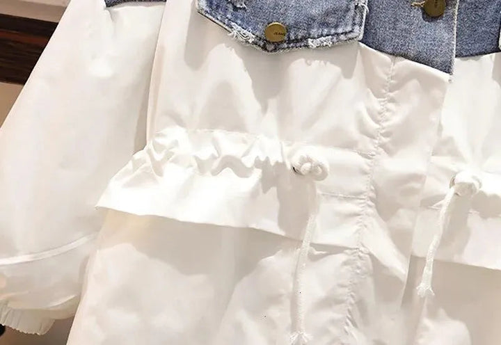 Levoire | Veste en patchwork en denim