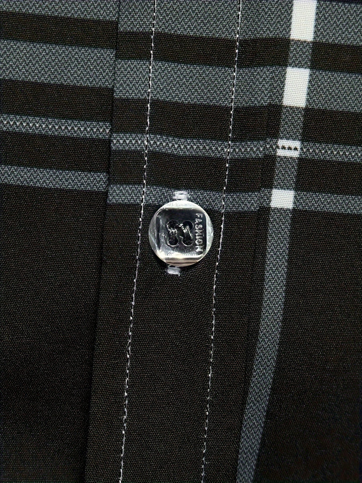 Levoire | Chemise Pour Hommes À Imprimé Sur Le Mollet Avec Col Réversible