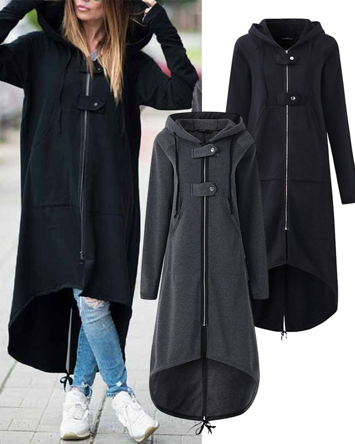 Levoire | Manteau Long Pour Femmes Gris foncé
