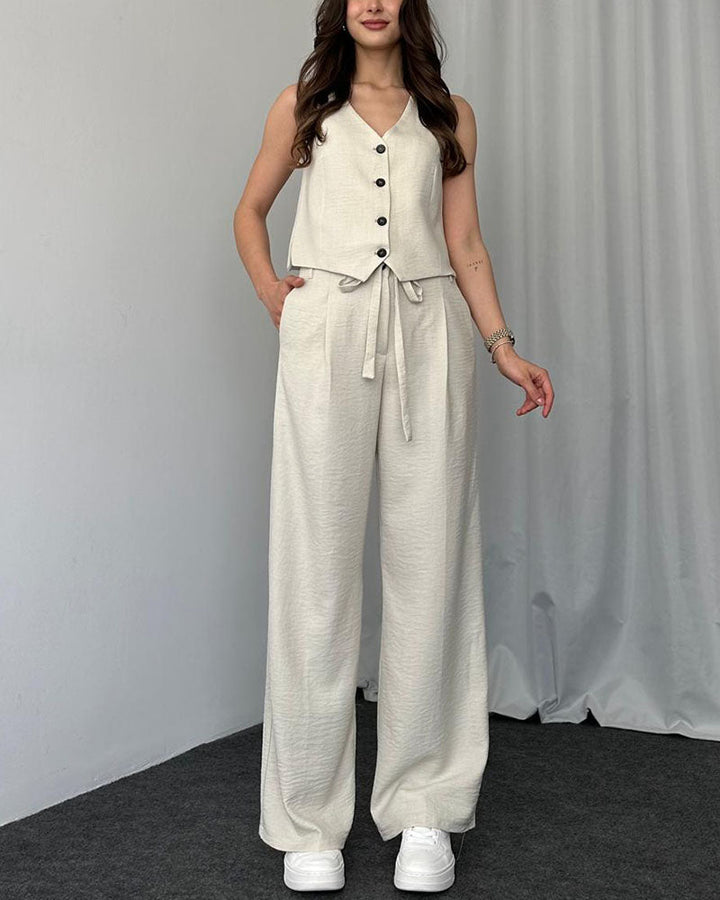 Levoire | Ensemble Sans Manches Avec Pantalon