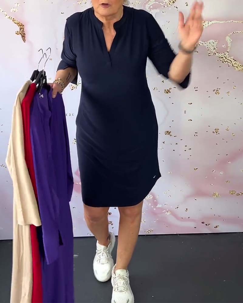 Levoire | Robe Midi Femme Col V