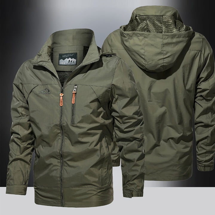 Levoire | Veste Impermeable Pour Hommes Avec Capuche Et Poches