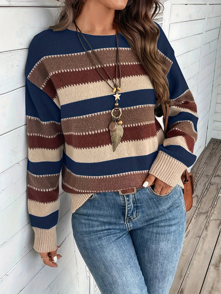 Levoire | Pull Coloré À Col Rond