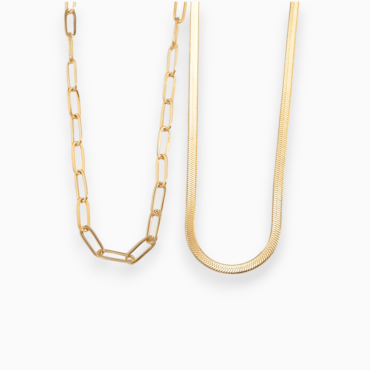 Levoire | Collier Serpent En Or Deux Pièces