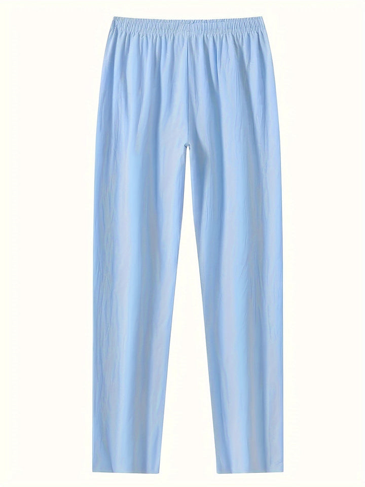 Levoire | Pantalon En Coton Respirant Pour Hommes Avec Cordon