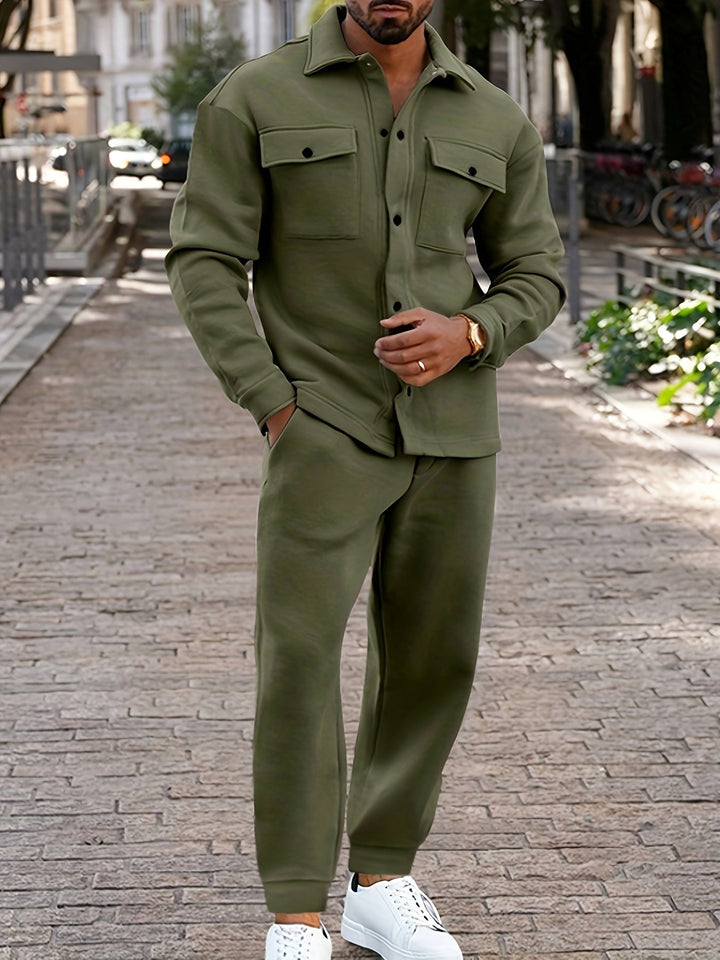 Levoire | Vêtements Et Pantalons Ensemble De Sport Pour Hommes Vert armée