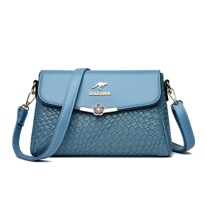 Levoire | Sac À Épaule Tissé Bleu