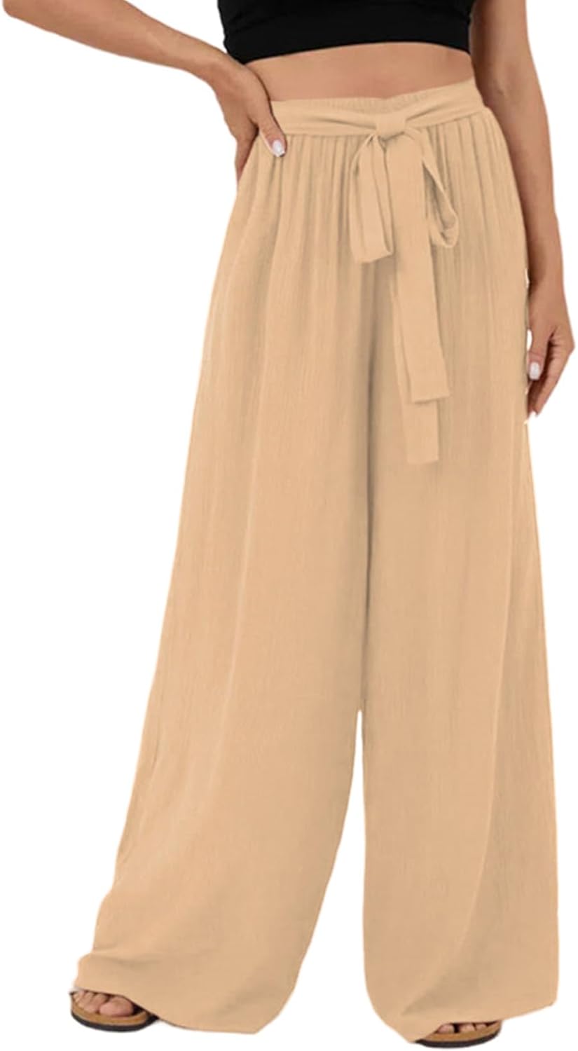 Levoire | Pantalon Large Avec Taille Haute Et Jambes Amples Pour Femmes