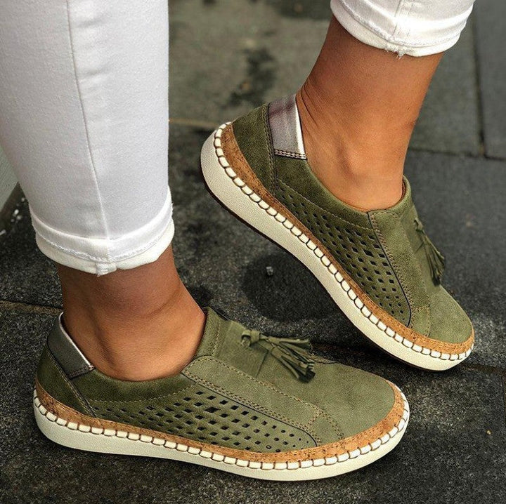 Levoire | Chaussures De Maison Orthopédiques Respirantes Vert