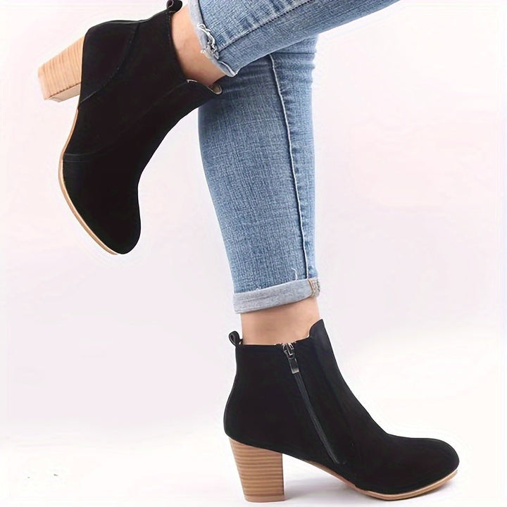 Levoire | Bottes Relaxantes Pour Femmes Avec Un Talon Épais Pour Une Marche Confortable